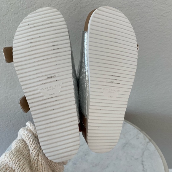 Kurt Geiger London Women's Marlo Crystal Croc-Print Sandals 36.5 - Picture 9 of 11